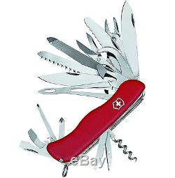 Victorinox Swiss Army Knife Workchamp XL Dark Red Knive 53771 New In Box GENUINE