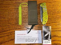 Victorinox Swiss Army Knife Yellow Hunter Pro Alox Limited Edition 2023 + Pouch