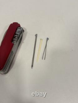 Victorinox Swiss Army Knife Zermatt Leather Sheath Steel Sharpener Original Own