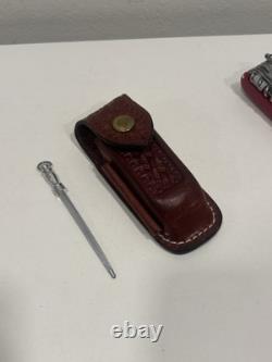 Victorinox Swiss Army Knife Zermatt Leather Sheath Steel Sharpener Original Own