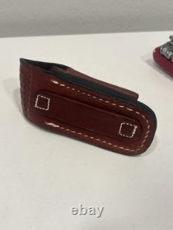 Victorinox Swiss Army Knife Zermatt Leather Sheath Steel Sharpener Original Own
