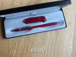Victorinox Swiss Army Knife and Cross Pen Set Vintage NOS