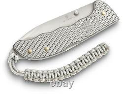 Victorinox Swiss Army Knives Silver Alox Evoke Knife With Lanyard