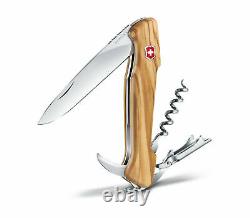 Victorinox Swiss Army Knives Wine Mater with Leather Pouch, Olive