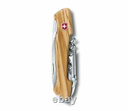 Victorinox Swiss Army Knives Wine Mater with Leather Pouch, Olive