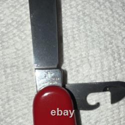 Victorinox Swiss Army Multi-Tool Stainless Steel 9 Tools with Case Vintage