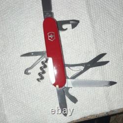 Victorinox Swiss Army Multi-Tool Stainless Steel 9 Tools with Case Vintage