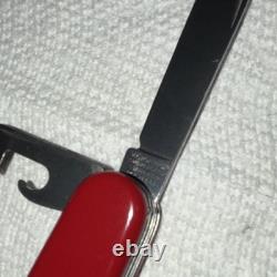 Victorinox Swiss Army Multi-Tool Stainless Steel 9 Tools with Case Vintage