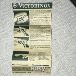 Victorinox Swiss Army Multi-Tool Stainless Steel 9 Tools with Case Vintage
