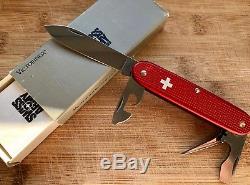 Victorinox Swiss Army Pioneer Alox Red Old Cross Knife NEW