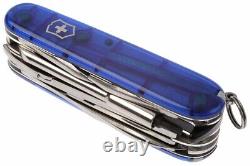 Victorinox Swiss Army Pocket Knife Cyber Tool 34 (m) Sapphire Boxed 1.7725. T2-x1