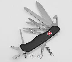 Victorinox Swiss Army Pocket Knife Hercules Black 111mm Slide Lock 0.9043.3