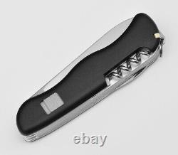 Victorinox Swiss Army Pocket Knife Hercules Black 111mm Slide Lock 0.9043.3