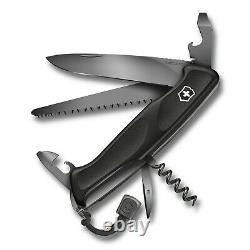 Victorinox Swiss Army Pocket Knife Ranger Grip 55 Onyx Black 130mm 0.9563. C31P