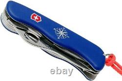 Victorinox Swiss Army Pocket Knife SKIPPER PRO BLUE 4.4 in 0.8503.2MW-X1 Boxed