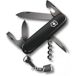 Victorinox Swiss Army Pocket Knife SPARTAN ONYX BLACK monochrome 1.3603.31P