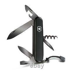 Victorinox Swiss Army Pocket Knife Spartan Onyx Monochrome Black 1.3603.31P