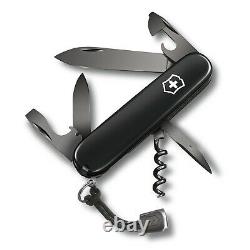 Victorinox Swiss Army Pocket Knife Spartan Onyx Monochrome Black 1.3603.31P
