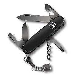 Victorinox Swiss Army Pocket Knife Spartan Onyx Monochrome Black New In Box