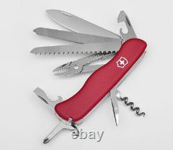 Victorinox Swiss Army Pocket Knife Tradesman Red 111mm Slide Lock 0.9053