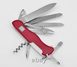 Victorinox Swiss Army Pocket Knife Tradesman Red 111mm Slide Lock 0.9053