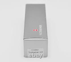 Victorinox Swiss Army Pocket Knife Tradesman Red 111mm Slide Lock 0.9053