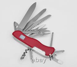 Victorinox Swiss Army Pocket Knife Workchamp Red 111mm Slide Lock 0.9064