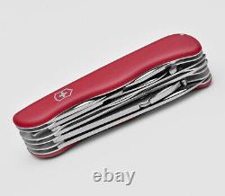 Victorinox Swiss Army Pocket Knife Workchamp Red 111mm Slide Lock 0.9064