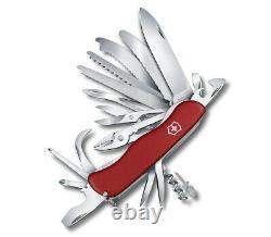 Victorinox Swiss Army Pocket Knife Workchamp XL Red 111mm Liner Lock 0.8564. XL