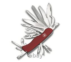 Victorinox Swiss Army Pocket Knife Workchamp XL Red 111mm Slide Lock 0.9064. XL