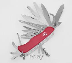 Victorinox Swiss Army Pocket Knife Workchamp XL Red 111mm Slide Lock 0.9064. XL