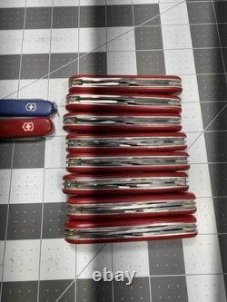 Victorinox Swiss Army Pocket Knives Lot OF 15 Marlboro Scales Collection