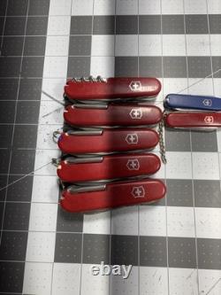 Victorinox Swiss Army Pocket Knives Lot OF 15 Marlboro Scales Collection