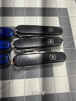 Victorinox Swiss Army Pocket Knives Lot OF 6 Climbers 8750