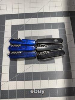 Victorinox Swiss Army Pocket Knives Lot OF 6 Climbers 8750