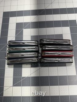 Victorinox Swiss Army Pocket Knives Lot OF 8 4 Climber 4 Campers 8748