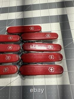 Victorinox Swiss Army Pocket Knives Lot OF 9 Climbers 8745