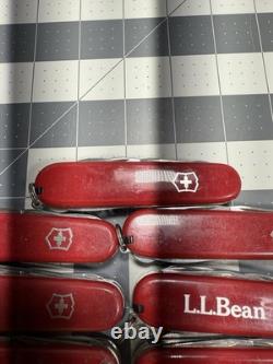 Victorinox Swiss Army Pocket Knives Lot OF 9 Climbers 8745