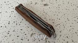 Victorinox Swiss Army Ranger Wood Brown 55 knife Multi Tool -