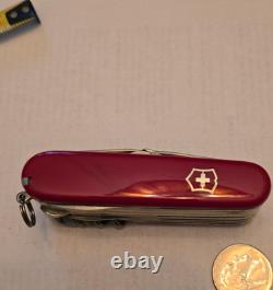 Victorinox Swiss Army Red Multi-tool Pliers Scissors Saw Corkscrew