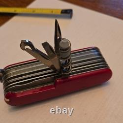 Victorinox Swiss Army Red Multi-tool Pliers Scissors Saw Corkscrew