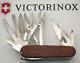 Victorinox Swiss Army SWISSCHAMP Model Nice Walnut Handles Near Mint Knife