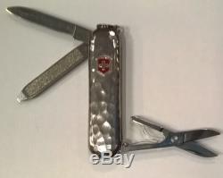 Victorinox Swiss Army Sterling Silver Classic Hammered Knife