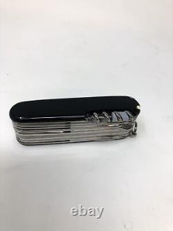 Victorinox Swiss Army Swiss Champ Pocket Knife (Black), 91mm