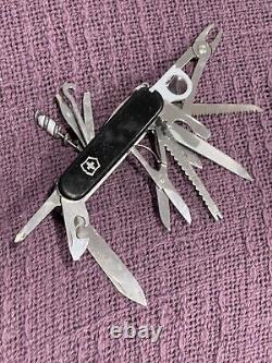 Victorinox Swiss Army Swiss Champ Pocket Knife (Black) READ DESCRIPTION