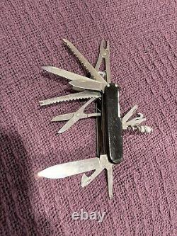 Victorinox Swiss Army Swiss Champ Pocket Knife (Black) READ DESCRIPTION