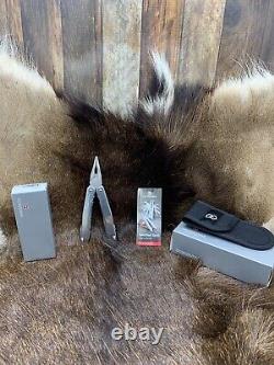 Victorinox Swiss Army Swiss Tool Spirit With Stainless Handle Knife Mint In Box+