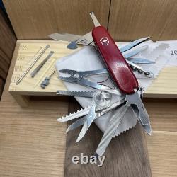 Victorinox Swiss Army SwissChamp Multi-Tool Pocket Knife Red Pen Pin Tweezers Victorinox Swiss Army SwissChamp Multi-Tool Pocket Knife Red Pen Pin Tweezers