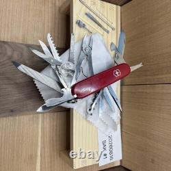 Victorinox Swiss Army SwissChamp Multi-Tool Pocket Knife Red Pen Pin Tweezers