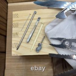Victorinox Swiss Army SwissChamp Multi-Tool Pocket Knife Red Pen Pin Tweezers